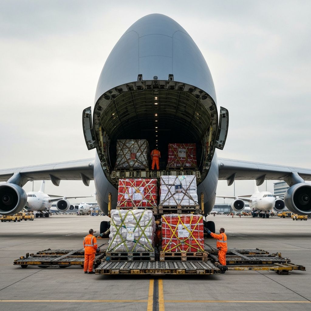 Air freight moving services